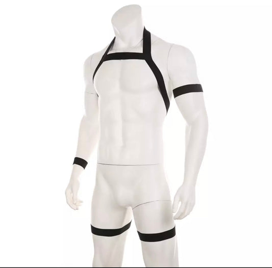 LUXXKING’S Elastic Body Chest Harness with Armband Straps